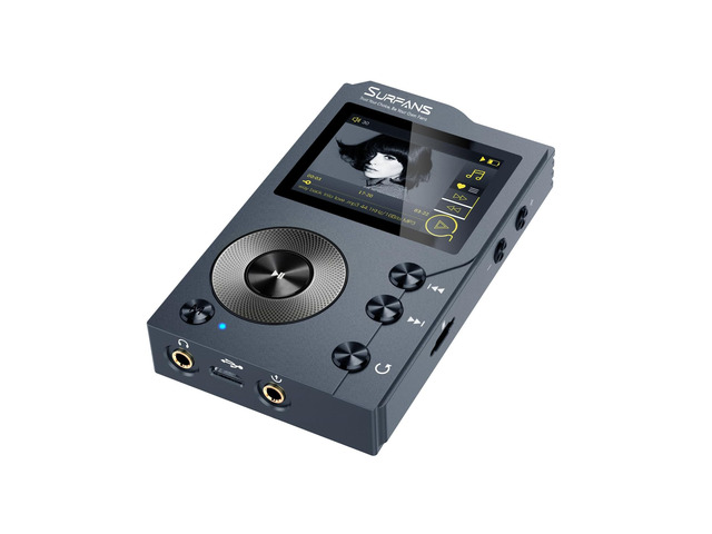 F20 HiFi MP3 Player with Bluetooth 5.2, Lossless DSD FLAC High Resolution Digital Audio Player, High-Res Portable Music Player with 64GB MicroSD...