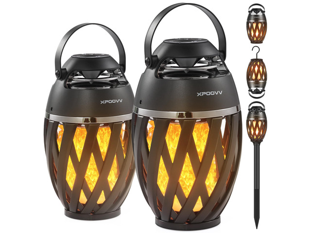 Father's Day Gifts for Dad, 2026 New Outdoor Bluetooth Speaker with Flame Lights, Cool Birthday Gifts for Men Him Her Boyfriend Husband, Patio...