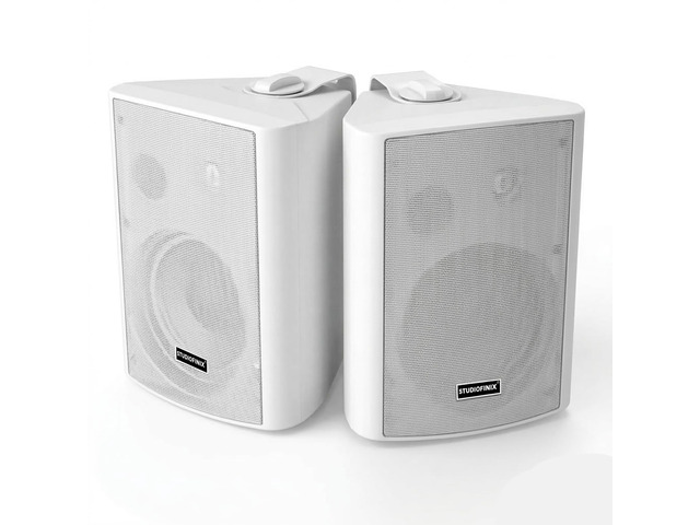 5.25 Inch 300W Indoor/Outdoor Bluetooth 5.1 Waterproof Wall-Mounted Speakers, Wireless Multi-Speaker Sync with IR Remote, for Patio, Garage, Home,...