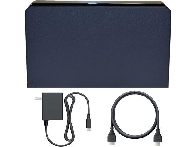 TV Dock Station for Switch and OLED - 3 in 1 Replacement TV Base Docking Station Set with Upgraded IC Module, Ethernet LAN Port, Charger, HDMI...