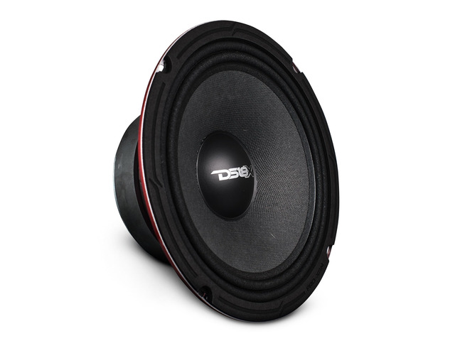 PRO-X8M Loudspeaker - 8', Midrange, Red Steel Basket, 550W Max, 275W RMS, 8 Ohms - Premium Quality Audio Door Speakers for Car or Truck Stereo...