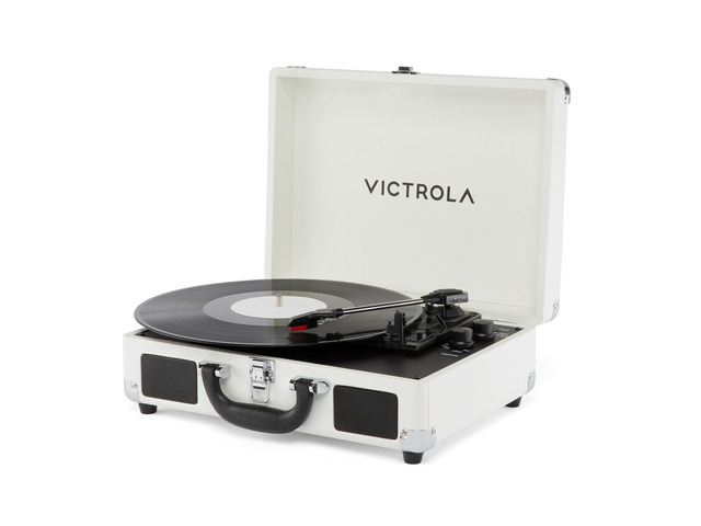 Journey II (2025 Model) Bluetooth Suitcase Record Player Built-in Stereo Speakers with Enhanced Bass, 3-Speed Turntable, Bluetooth Input and...