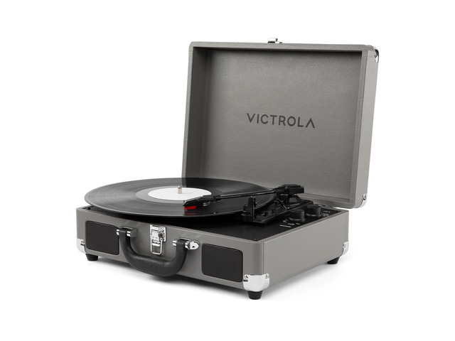 Journey II (2025 Model) Bluetooth Suitcase Record Player Built-in Stereo Speakers with Enhanced Bass, 3-Speed Turntable, Bluetooth Input and...