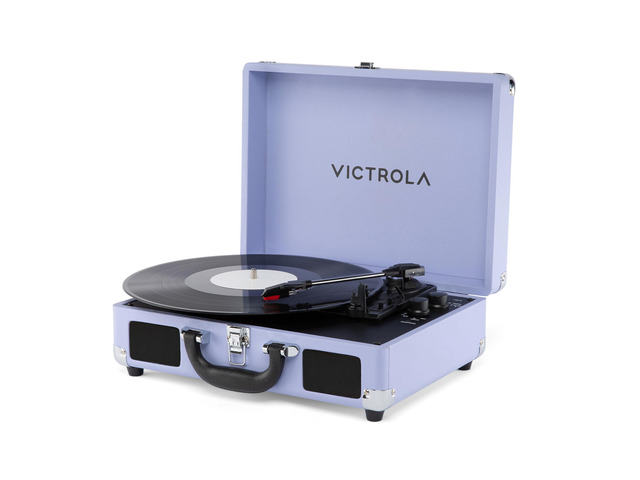 Journey II (2025 Model) Bluetooth Suitcase Record Player Built-in Stereo Speakers with Enhanced Bass, 3-Speed Turntable, Bluetooth Input and...