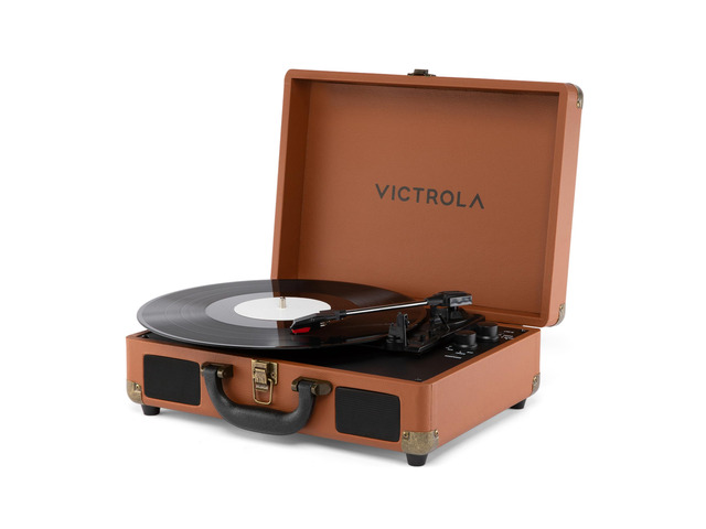 Journey II (2025 Model) Bluetooth Suitcase Record Player Built-in Stereo Speakers with Enhanced Bass, 3-Speed Turntable, Bluetooth Input and...