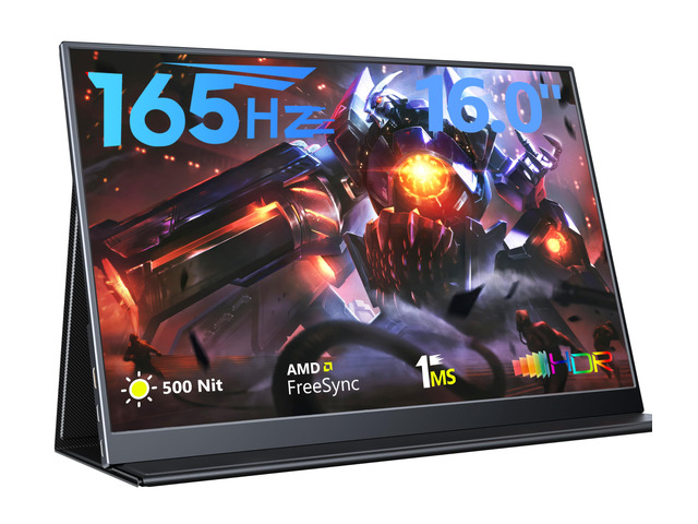Portable Gaming Monitor, USB-C HDMI Laptop Screen Extender, Second Display for Console with Built-in Speakers, Works with PS5, Xbox, Switch, Ideal...