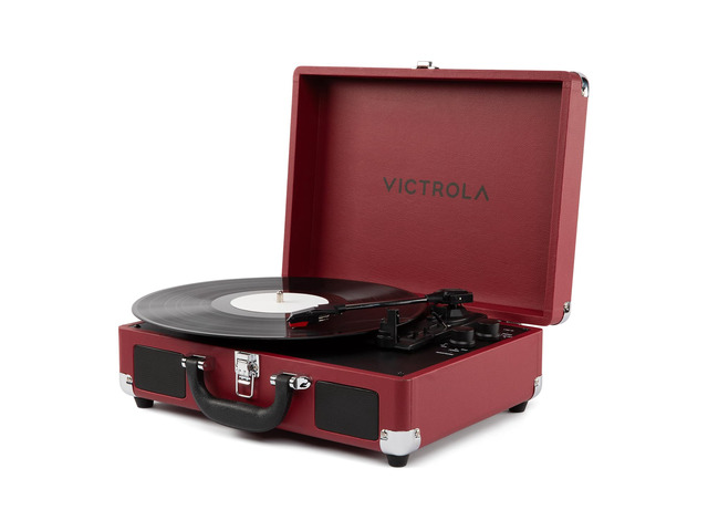 Journey II (2025 Model) Bluetooth Suitcase Record Player Built-in Stereo Speakers with Enhanced Bass, 3-Speed Turntable, Bluetooth Input and...