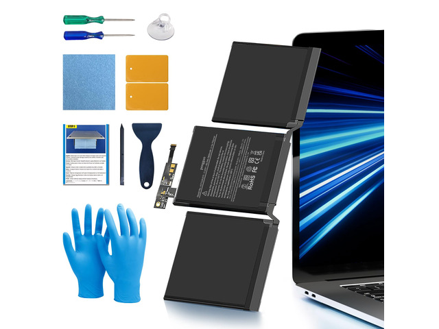 Battery A1713 for MacBook Pro 13 Inch A1708 Late 2016 Mid 2017 EMC 2978 3164, Replacement Battery A2171 for MacBook Pro 13 Inch A2159 (2019) A2289...