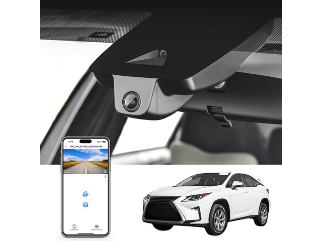 4K Dash Cam Custom for Lexus RX 2018 2019 2020 2021 2022 (Model B),RX 350 450h 350L F Sport Luxury,OEM Look, UHD 2160P Video,Parking Mode, WiFi &...