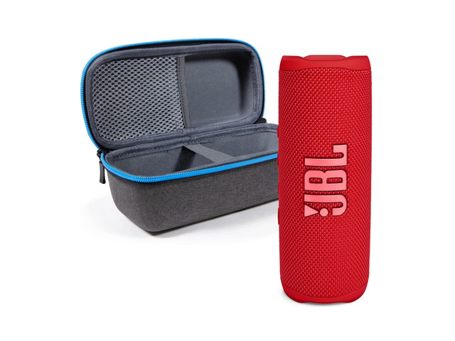 Flip 6 (Red) + Bundle with divvi! Protective Hardshell Case