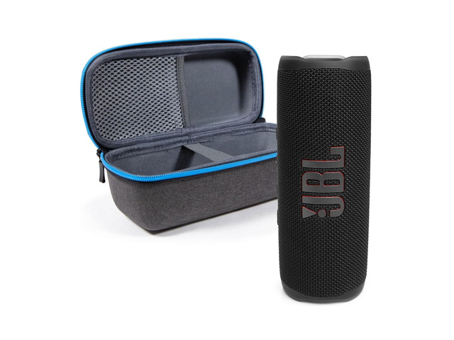 Flip 6 (Black) + Bundle with divvi! Protective Hardshell Case