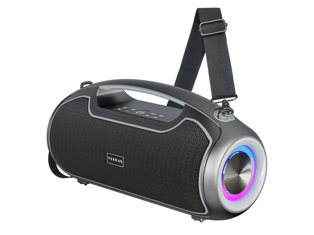 Upgrade Portable Bluetooth Speakers Wireless, 200W PEAK Loud Outdoor Speaker with Deep Bass, IP65 Waterproof, BT5.4, USB-C, RGB Lights, for Party,...