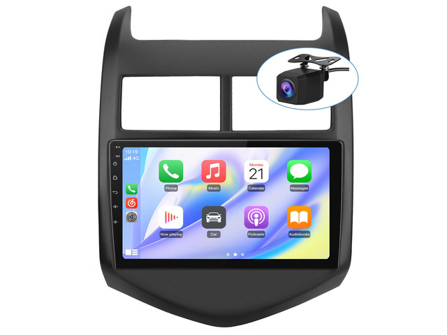 5G WIFI Car Radio Stereo for Chevy Aveo Sonic 2011 2012 2013 2014 2015 with Wireless Android Auto Carplay 2G+32G 9 inch Android 13 Touch Screen...