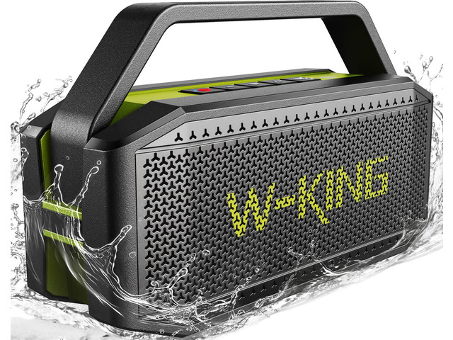 Portable Bluetooth Speaker 100W(Peak) Loud with Deep Bass, IPX6 Waterproof Speakers Bluetooth Wireless, 60W Ex-large Passive Radiator/40H/EQ/Dual...