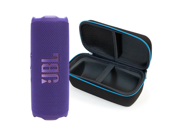 Flip 7 (Purple) + Bundle with divvi! Protective Hardshell Case (Black)