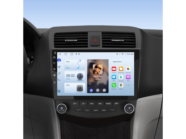 Car Radio Stereo 10 inch Touch Screen for Honda Accord 7th 2003 2004 2005 2006 2007 with Wireless CarPlay Android Auto SWC Bluetooth
