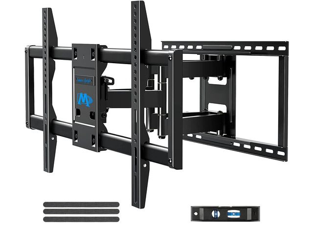 TV Wall Mount TV Bracket for Most 42-90 Inch TV, Pre-Assembled Full Motion TV Mount with Articulating Arms, Max VESA 800x400mm 132 lbs. Loading,...