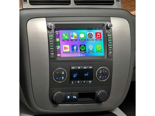 8-core 4G+64G Car Radio for 2007-2012 Chevrolet Chevy Silverado Impala GMC Sierra Acadia Enclave Yukon, 7' IPS Touch Screen Car Stereo with GPS,...