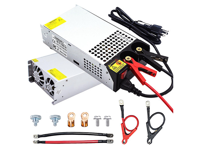 AC to DC 24V 62.5A 1500W Power Supply,Universal SMPS Switching 110V to 24V Converter Transformer Driver Adapter for DIY,RV,Pump,LED Strip,LCD...