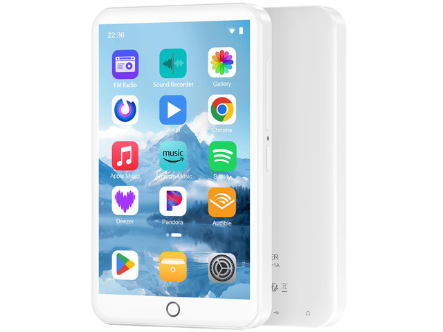 96GB MP3 Player with Bluetooth and WiFi, Android 13 MP3 MP4 Player with 4' Touchscreen and Speaker, 3GB RAM & 32GB ROM, Spotify Music Player with...