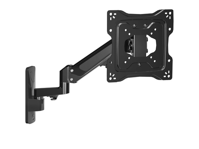 Premium Aluminum Single TV Wall Mount for 23 to 43 inch Screens, Adjustable Arm, Fits up to VESA 200x200, MOUNT-G200B