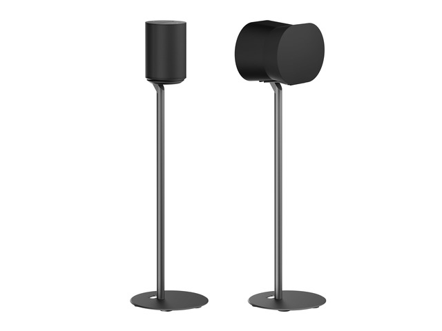 Fixed Height Floor Stands Compatible with Sonos Era 100, Era 100 SL, Era 300 Speakers - Surround Sound Speaker Stands with Cable Management, Sleek...