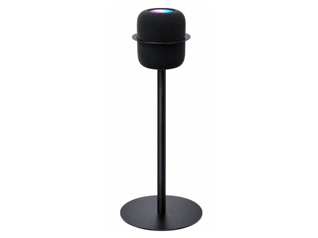 Speaker Stand for Apple HomePod & HomePod 2, 37-Inch Floor Stand with Built-in Cable Management, Powder-Coated Steel, Sleek Modern Design, Secure...