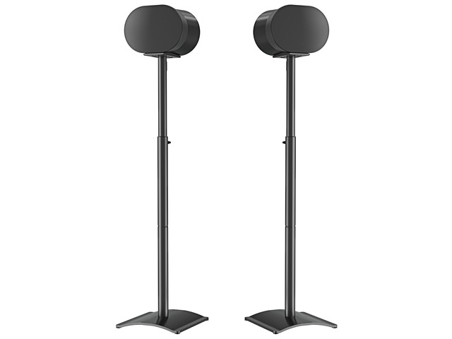 Speaker Stands for Sonos Era 300, Height Adjustable Up to 42.4'', Set of 2 Surround Sound Speaker Stand with Cable Management for Sonos Era 300...