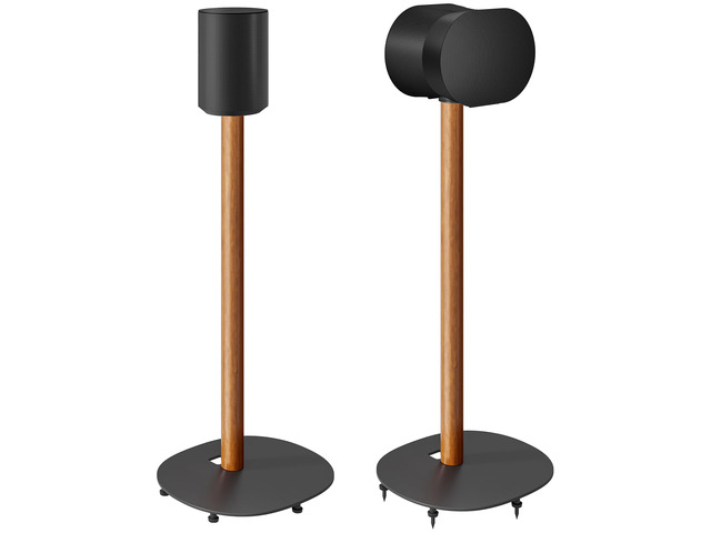 Speaker Stands Pair for SONOS Era 100 and Era 300,11LBS Capacity,30.6' Fixed Height Floor Stand with Cable Management,Large Base with Two Feet...
