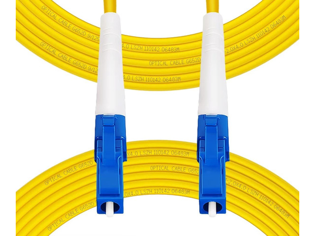 75M(246ft) OS2 LC to LC Fiber Patch Cable Single Mode, Simplex, Length Option: 0.5M(1.6ft)-100m(328ft) 9/125µm 2.0mm Diameter Fiber Optic Cable...