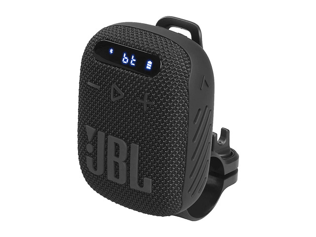 Wind 3 Portable Bluetooth Speaker and FM Tuner Radio for Bike Handlebars