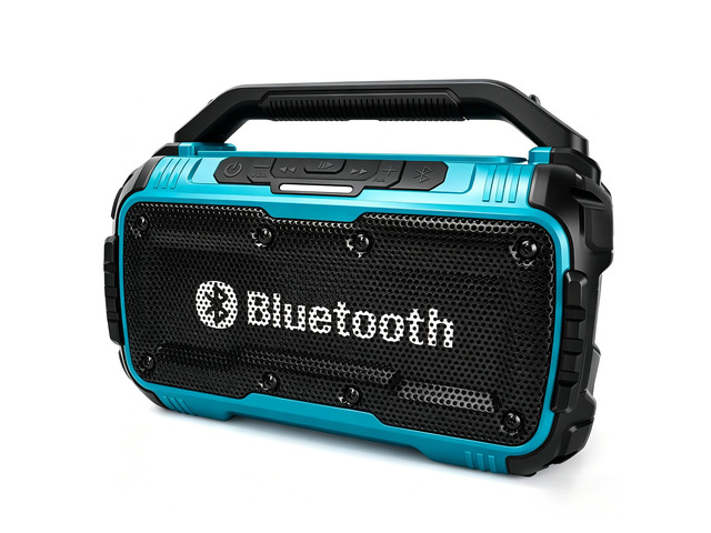 Cordless Bluetooth Speaker Compatible with Makita 18V Max Batterty, 80W Portable Outdoor Wireless Boombox, Durable for Jobsites, Phone Holder...