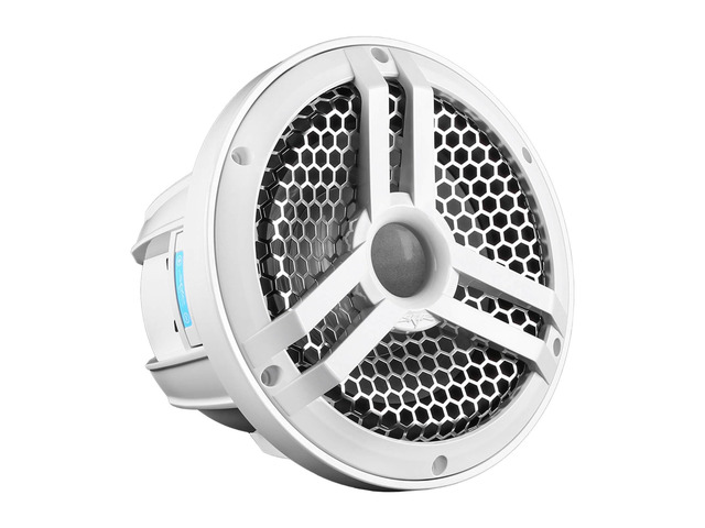 SKM8WD2 8' 500W Max Power Dual 2 Ohm Marine Subwoofer (White)