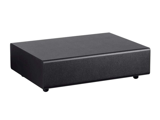 SSW-8 Slim Powered Subwoofer - 8 Inch Woofer, 100 Watt, Low Profile, Powerful Amp, Low Pass, RCA and Speaker Level Terminal Inputs, Black