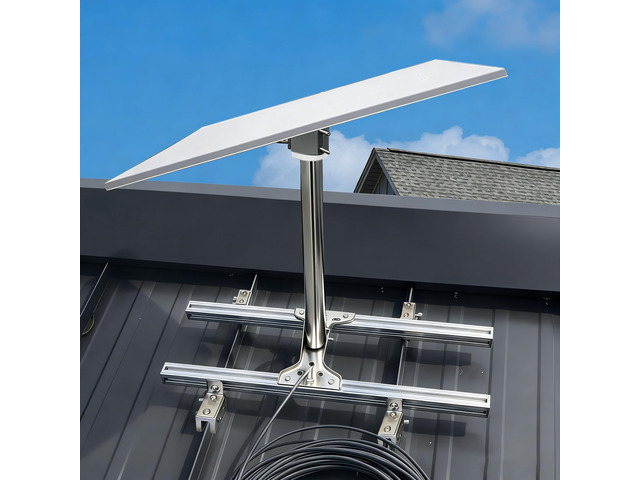 Gen 3 Starlink Roof Mount,Standing Seam Metal Roof Mount for Starlink Standard 4/4X,with Pipe Adapter,No Drilling Required,Adjustable,Strong...