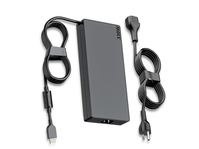 330W Slim GaN Laptop Charger Compatible with Lenovo Legion pro 7 7i 5i 5 9 9i 15 16 17 16IRX8 16IRX9 RTX 4070 4080 4090 Yoga AIO 7 ADL330SDC3A...