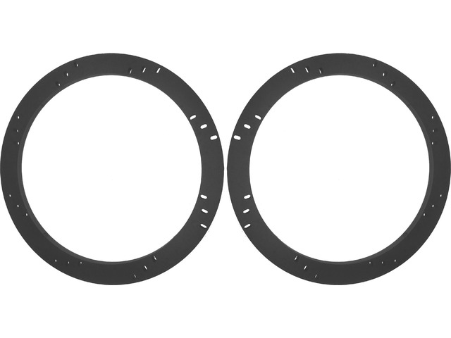 12' Subwoofer Speaker Spacer Depth Extender Extending Ring - 1' thick - ID: 11 1/8' OD: 12 7/8' - 1 Pair - SSK12XXK - Stackable - Perfect For...