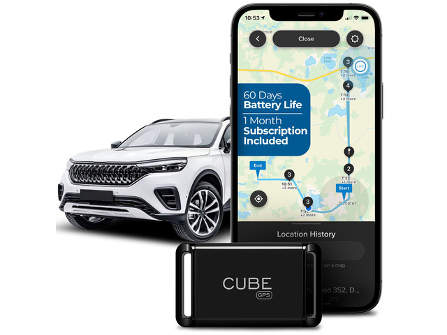 GPS Tracker for Vehicles Assets Kids, Mini GPS Trackers for Dogs, Car Tracker Device: Real Time Worldwide Location SOS Pings Geo-Fencing +...
