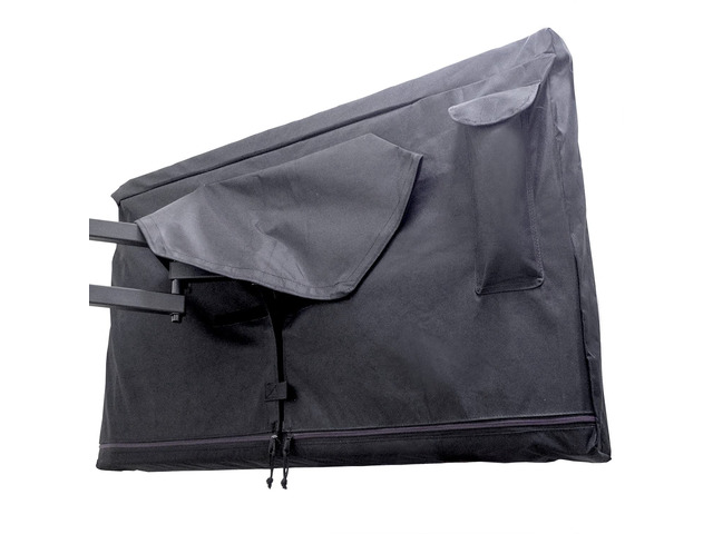 Outdoor TV Cover 95-100 inch - WITH ZIPPER, Weatherproof, Waterproof 360 degrees protection, Soft Non Scratch Interior - Black