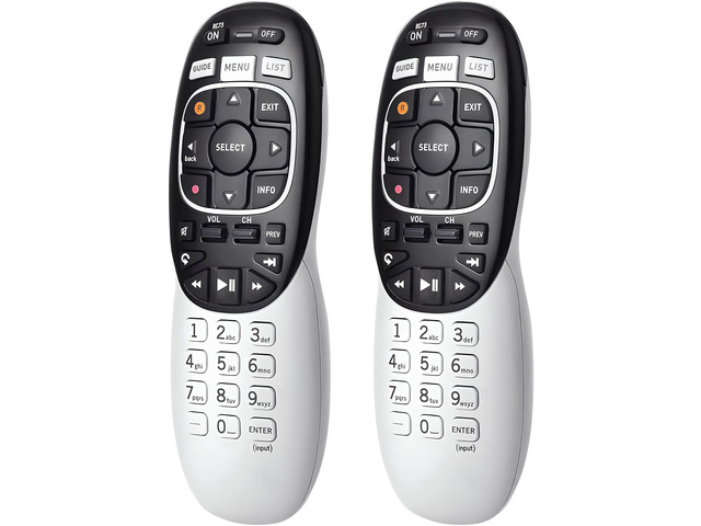 2 Pack Buck AT & T DirecTV RC73 IR/RF Universal Wireless Genie Remote DirecTV Remote Control Replacement for HR20, HR21, HR34, HR44, HR54 DVR...