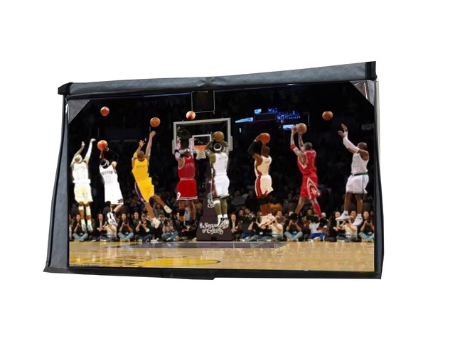 Outdoor 86-90' TV Set Cover,Scratch Resistant Liner Protect LED Screen Best-Compatible with Standard Mounts and Stands (Light Gray)