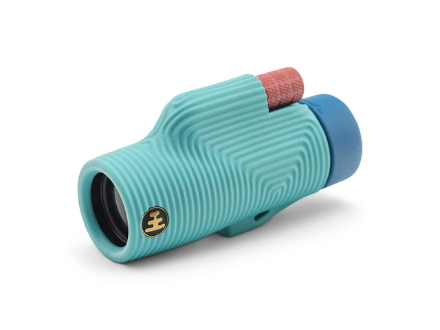 Zoom Tube 8x32 Monocular, 8X Magnification Telescope, Bak4 Prism, Wide Field of View for Bird Watching, Backpacking & Wildlife Viewing - Tahitian Blue