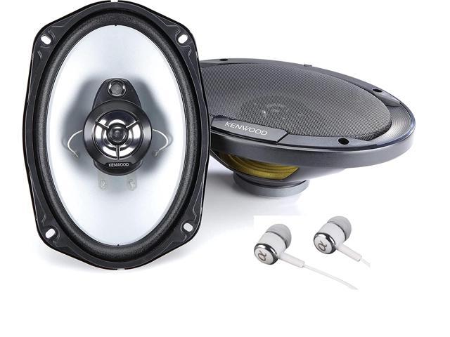 KFC-6966S 800W Max 6' x 9' 3-Way 4 ohms impedance Car Stereo Coaxial Speakers Pair