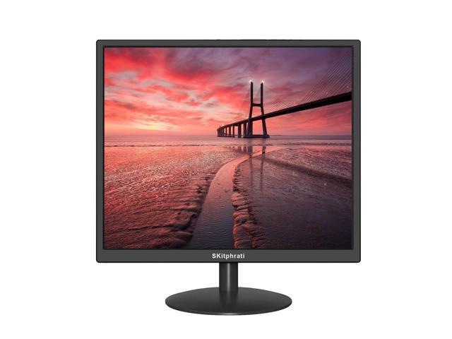 17' Monitor Square Monitor 1280 X 1024 with 45% sRGB Color Correction and 5:4 Aspect Ratio, 75 Hz, VESA Mountable, VGA, HDMI, TN Panel