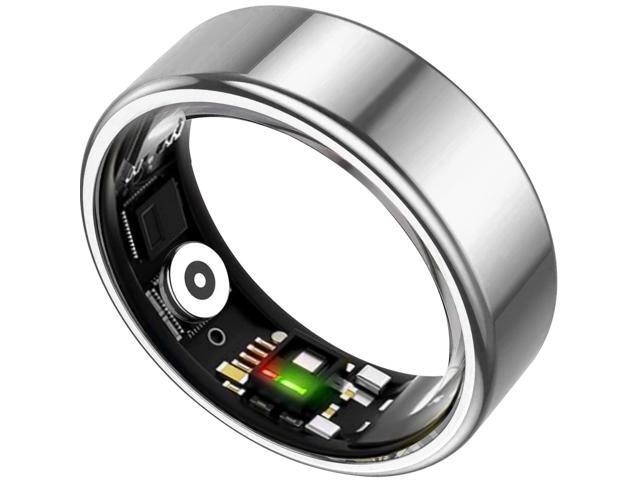 Smart Ring for Women & Men with Fitness Sleep & Heart Tracker No Subscription Fee,IP68 Waterproof,Tracks Heart Rate,HRV,Activity & Stress.5-Day...