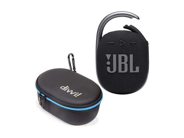Clip 4 Portable Bluetooth Speaker (Black) + Bundle with divvi! Protective Hardshell Case (Black)