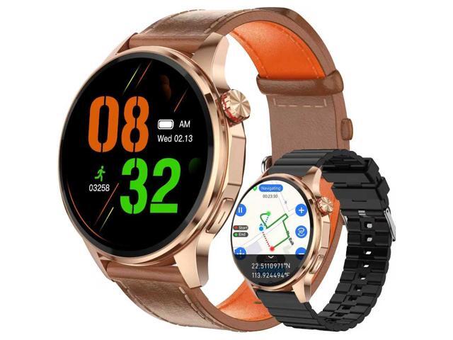 Smart Watch for Men Built-in GPS with Map(Answer/Make Call/Text), 1.46' AI Smartwatch for Android Phones/iPhone, 100+ Sport Mode Fitness Tracker...
