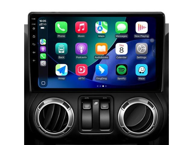 64G Car Radio for Jeep Wrangler JK 2007-2018/Compass/Grand Cherokee, 10.2' Touch Screen Plug and Play Android 13 Head Unit with Carplay/Android...