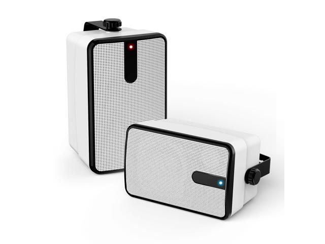 Outdoor Bluetooth Speaker 250W, Wireless Sync Up to 100 Speakers,Indoor/Outdoor Sound System for Patio, Porch, Gazebo, Garage (2 PCS)