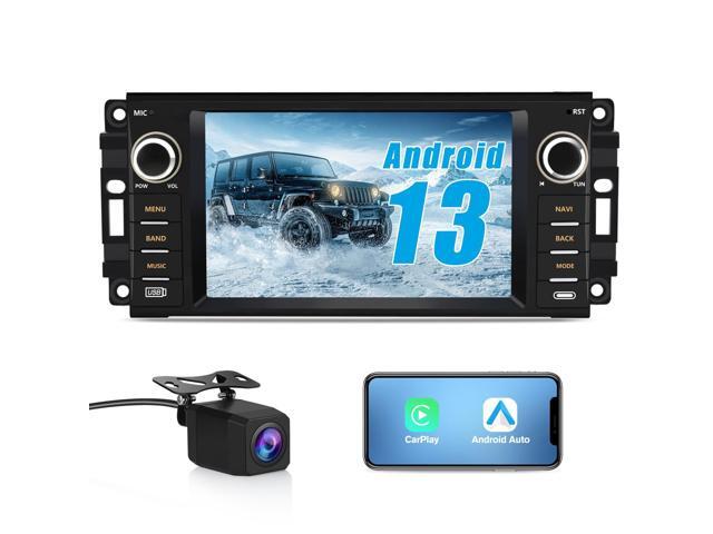 5GWiFi Android Car Radio for Dodge RAM 1500 2500 3500 2009 2010 2011 2012, Touch Screen Ram 1500 Radio with Wireless CarPlay/Android Auto/GPS/HD.